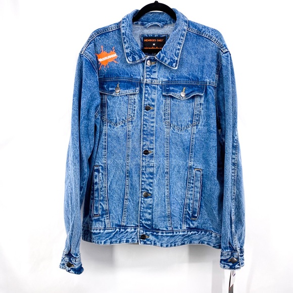MEMBERS ONLY x NICKELODEON Denim Trucker Jacket - Picture 4 of 12